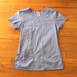 3/$10 XS Ceil Blue Women’s Scrub Top